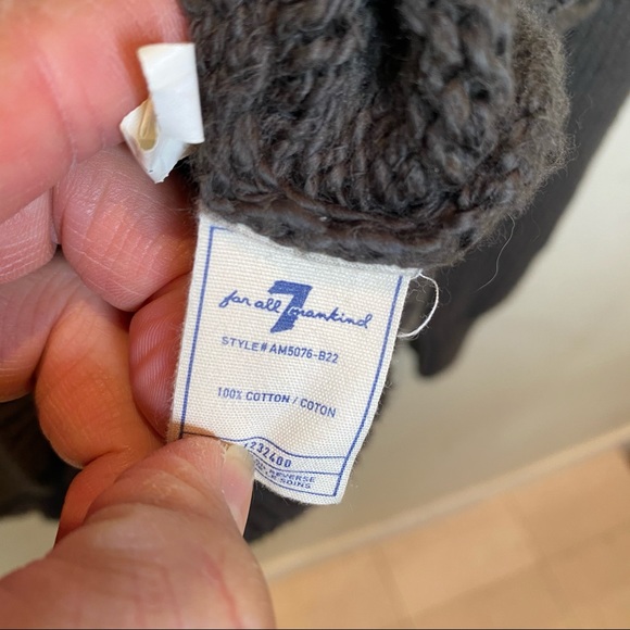 7 For All Mankind military Green Half Zip Sweater - Picture 5 of 5